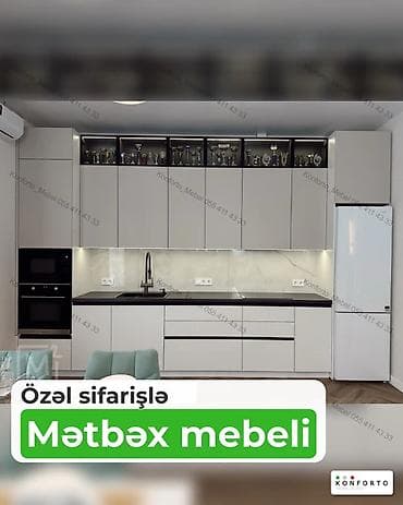 Özəl sifarişlə istehsal olunan müasir mətbəx mebeli. - Dizayn — 1