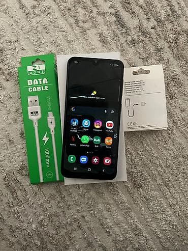 samsung s7 edge ekran: Samsung Galaxy A20, rəng - Qara, Barmaq izi — 2