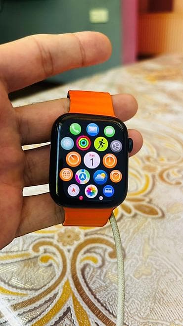 Smart saat, Apple, Sensor ekran, rəng - Qara — 2