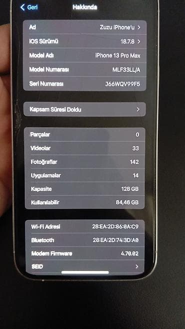 iphone 13 pro yığılma: IPhone 13 Pro Max, 128 GB, White Titanium, Face ID — 5