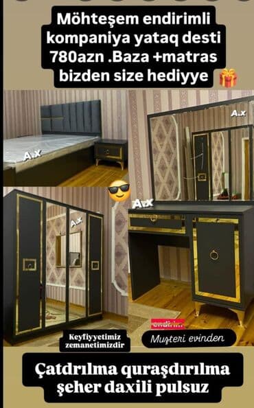 белорусская мебель в баку: Yataq otağı mebeli — 1