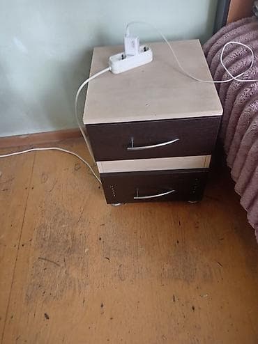 Тумбы: İki çekmecəli gecə tumba - Material: Laminat/LDSP korpus, metal — 2