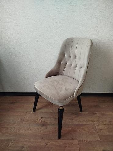 stullar işlənmiş: Qonaq otağı üçün, İşlənmiş, Qatlanmayan, rəng - Bej Stul — 2