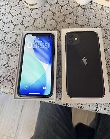 IPhone 11, 64 ГБ, Черный, Face ID