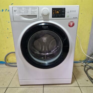 işlənmiş printer: Paltaryuyan maşın Hotpoint Ariston, 6 kq, İşlənmiş, Avtomat, Qurutma var, Kredit yoxdur — 1