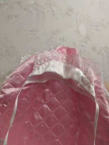 пуховые конверты для новорожденных: Bu çəhrayı rəngli, yorğan tipli bələk körpələri rahat və isti saxlamaq — 2