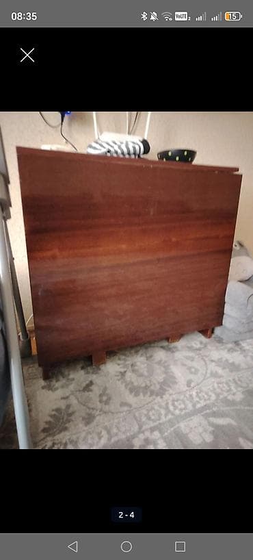 Mətbəx masası, Qatlanan, Taxta