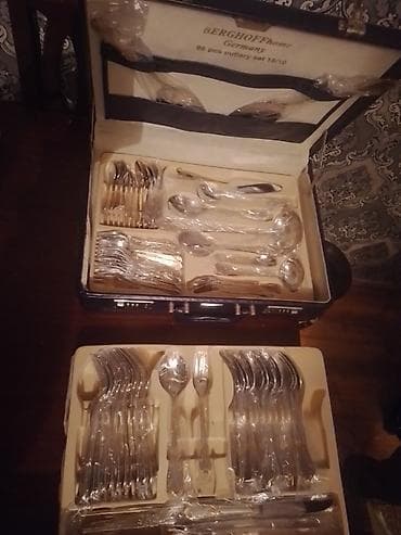 parca bez: Razılşam yolu ilə. BERGHOFF Home Germany 86 hissəlik 18/10 dəmir-çelik — 1