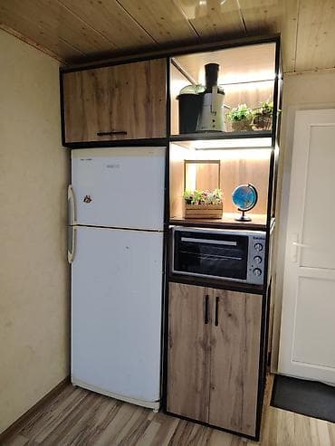 plasmas stol stullar: Mətbəx üçün funksional kombinə edilmiş mebel modulu - Dizayn: Qara — 4