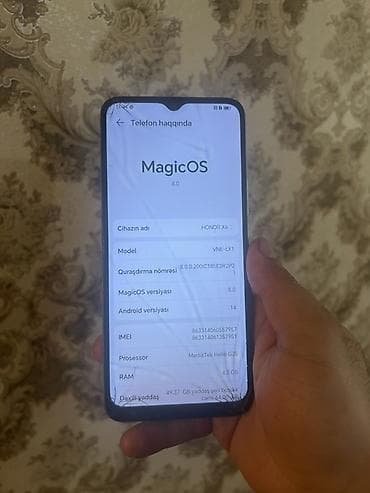 telefon 500: Honor X6, 64 GB, rəng - Boz, İki sim kartlı — 1