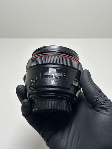 2 ci el notebook: Canon EF 50mm f/1.2L USM obyektiv İdeal vəziyyətdədir, heç bir — 2