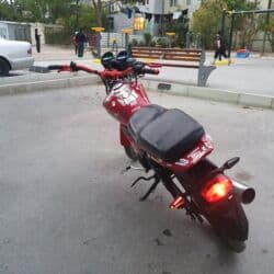 Ehtiyat hissələri: M50 otur sür❗ Qırmızı rəngli M50 motosiklet. Üzərində funksional və — 4