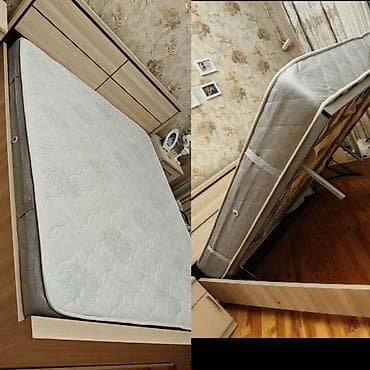 agac tingleri satilir: Taxt satılır. - Ölçü: 160 x 200 sm - Matras daxilidir - Bazalı model — 1