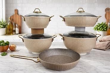 sofram qazan destleri: Qazan, rəng - Qara, Alüminium — 3