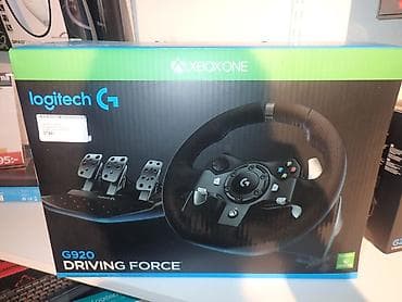 rolu oyun: Xbox üçün logitech g920 oyun sükanı. Tam bağlı upokovkada orginal — 1