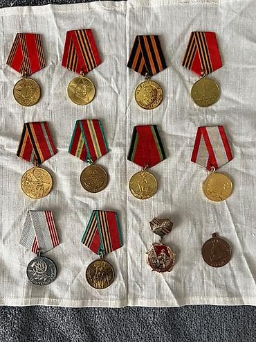 kohnə pullar alıram: Sovet dövrünə aid orden və medallar kolleksiyası - Müxtəlif illərdə — 3