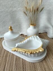 divar fiqurlari: Fiqur, Gips, rəng - Ağ — 22