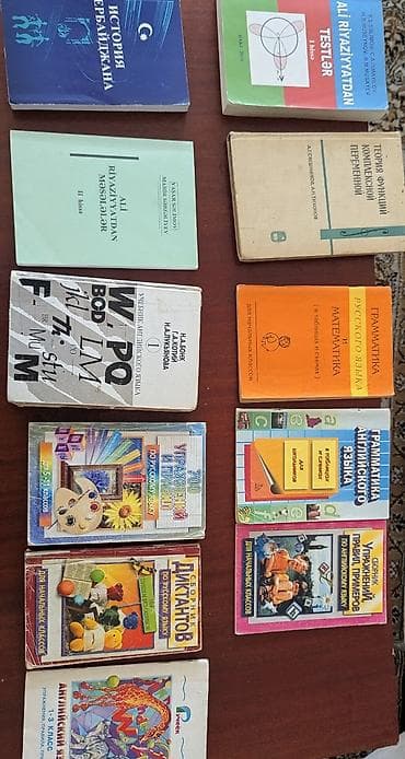 PULSUZ - Məktəb və universitet üçün müxtəlif fənlər üzrə kitab dəsti