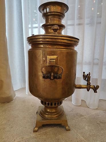 samdan: Qədimi original Bataşev samovarı. Köhnə rus istehsalı — 2