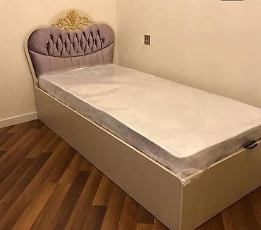 uşaq çarpayisi: Təknəfərlik çarpayı, Bazalı, Matras ilə — 4