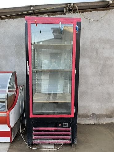 Biznes üçün avadanlıq: Vitrin tipli ticarət soyuducusu islek vezyetdedir - Şaquli, şüşə — 1