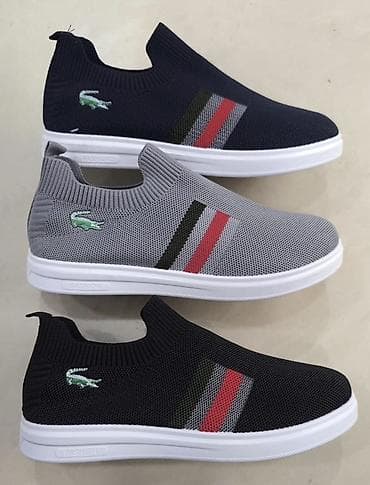 qara botinkalar: Təsviri: - Nəfəsalan trikotaj üstlü slip-on ayaqqabılar kolleksiyası — 2
