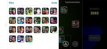 gitara balaca: EFootball hesabı – yüksək reytinqli komanda və zəngin kart — 1