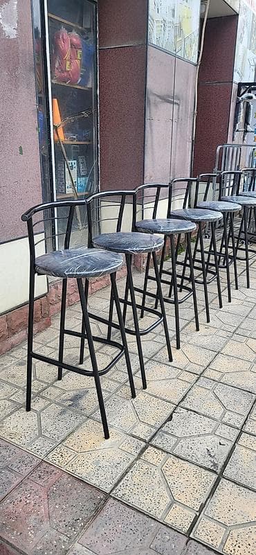 Mətbəx üçün, Yeni, Qatlanmayan, rəng - Qara Stul — 2