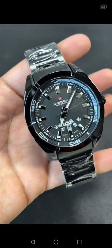 luc saati: Yeni, Qol saatı, NaviForce, rəng - Qara — 1