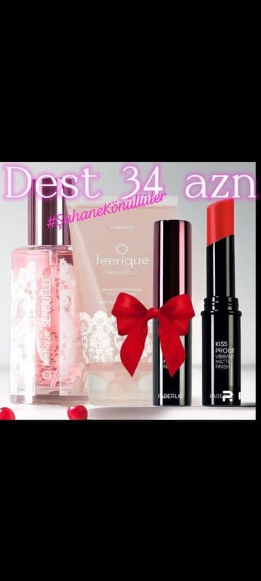 givenchy l'interdit qiymeti ideal: Sensuella Ətir 50 ml Sensuella Duş Gelu 150 ml İstənilən Rəng Pomada — 1