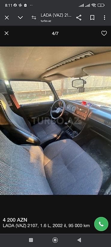 vaz 08: VAZ (LADA) 2107: 1.6 l | 2002 il Sedan — 3