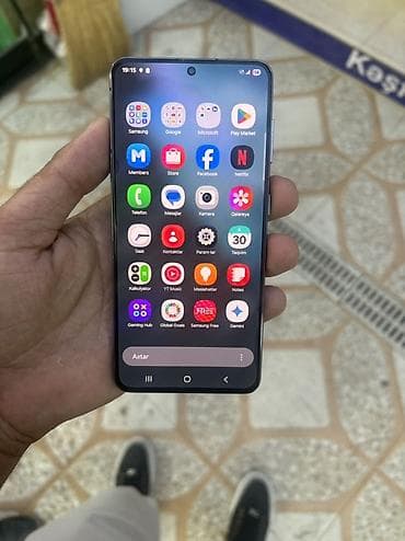 av to hdm: Samsung Galaxy S21, 128 GB, rəng - Bənövşəyi, Simsiz şarj — 2