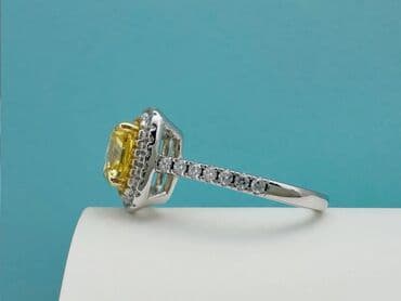 brilyant qaşlı üzük metni: Üzük, Gümüş, 925 Əyar, Brilyant — 5