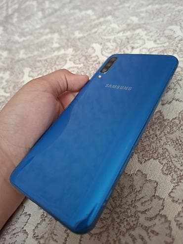 Elektronika: Samsung Galaxy A50, 64 GB, rəng - Mavi, Barmaq izi — 3