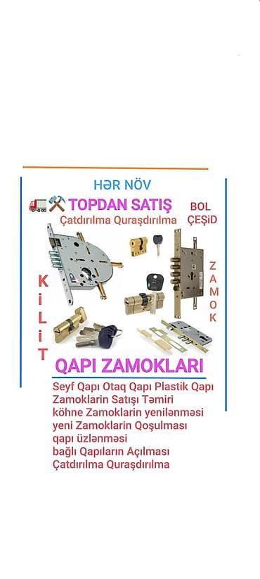 seyflerin satışı: Müxtəlif növ qapı kilidləri təklif olunur. Çeşidə seyf qapılar, otaq — 1