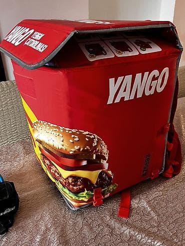 Городские велосипеды: YANGO yemək çatdırılması üçün termo kürək çantası və velosiped — 3