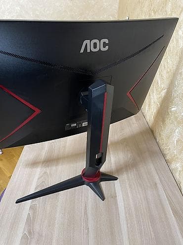 Monitorlar: Монитор АОС Curve 27” 144Hz б/у. Есть царапина на экране но на работу — 4