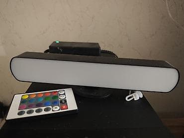 vasminka sekili: RGB LED işıq paneli – pultla idarə olunan - Kompakt, uzunlamasına — 1