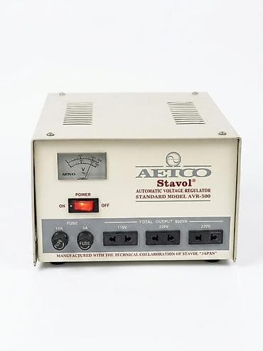 свв 500: AETCO Stavol AVR-500 avtomatik gərginlik stabilləşdiricisi — 1