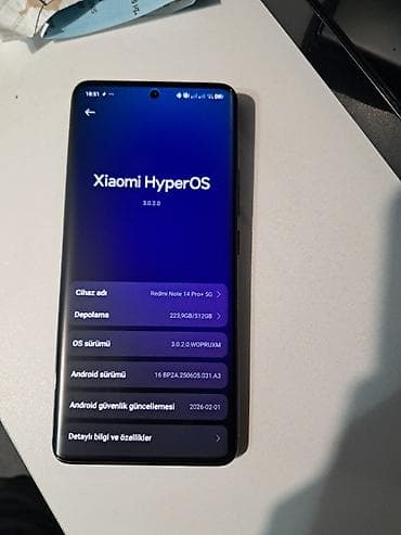 iphon 13 pro max: Redmi Note 14 Pro+, 512 GB, rəng - Qara, Zəmanət, Barmaq izi, İki sim kartlı — 5