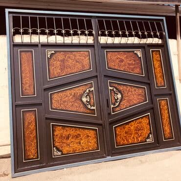 işlemiş darvaza: Eni-3 Hündürlük-2.60 Çerçive -8lik Şveller,List-2.5,Profil 40/40 — 3