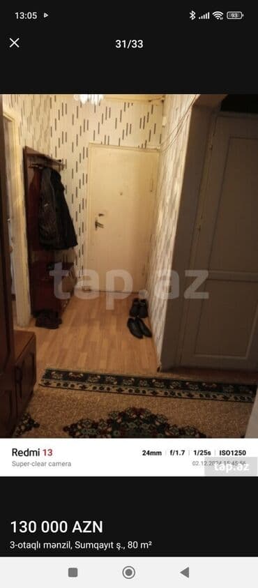 сумгаит купить квартиру: Sumqayıt, 3 otaqlı, Köhnə tikili, 80 kv. m — 3
