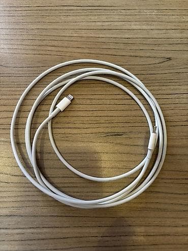 iphone 13 dubay: Apple Lightning – USB-C şarj kabeli Ağ rəngli Apple tipli — 2