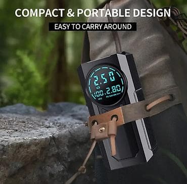 tekerli evler: Çoxfunksiyalı Portativ Hava Kompressoru – rəqəmsal manometrli — 5