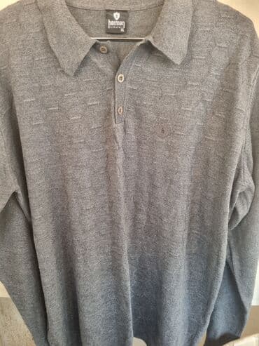 cins köynək: Polo köynək, XL, rəng - Boz — 4