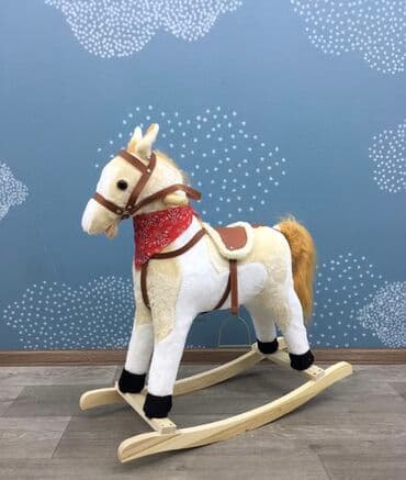 uşaq ucun oyuncaq: Детская лошадь качели — 9