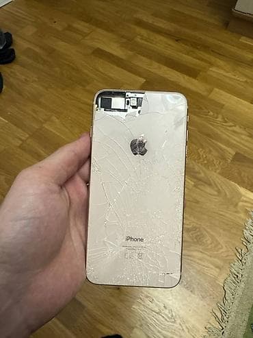 ayfon 5 zapcaz: IPhone 8 Plus, Qızılı, Qırıq — 2