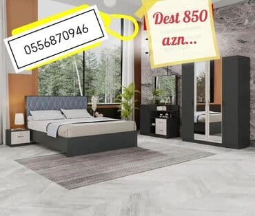 ikinci əl taxtalar: İkinəfərlik çarpayı, Dolab, Termo, 2 tumba, Azərbaycan, Yeni — 28