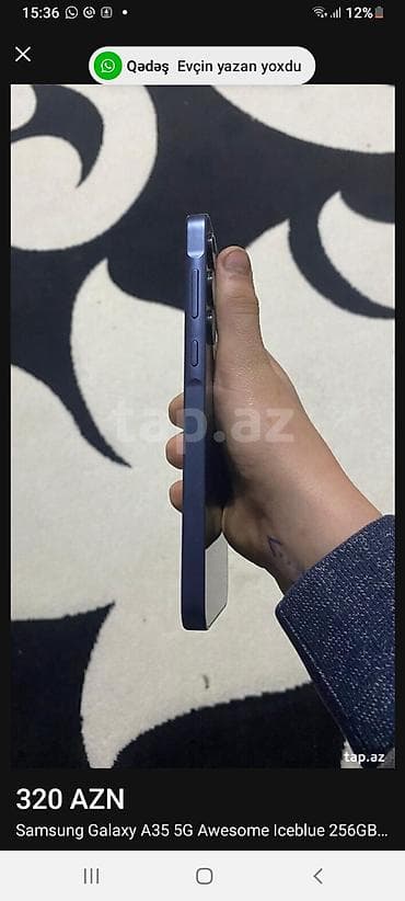 samsung a7 2019: Samsung Galaxy A35, 256 GB, rəng - Mavi — 6