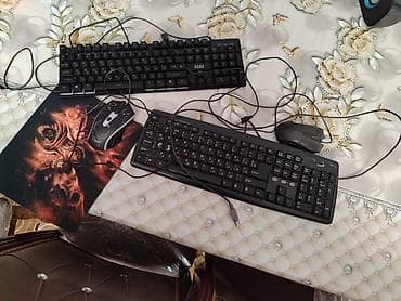 ses gücləndirici: Məhsul: Klaviatura + Siçan + Mousepad dəsti Her biri ayrı ayrı qiymətə — 2